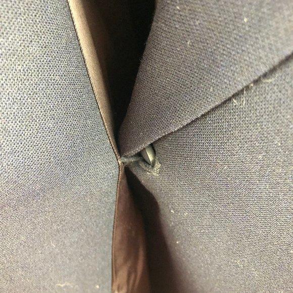 Lauren Ralph Lauren Wool Double Breasted Blazer Suit Jacket Navy Size 14 H11870 - Picture 5 of 9